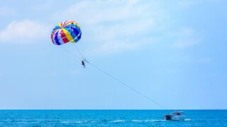 セブ島旅行、パラセーリング